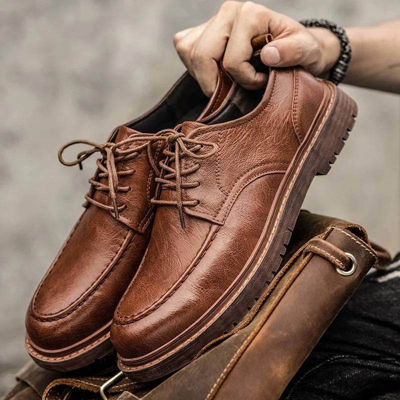 Men's Casual Lace-Up Business Shoes