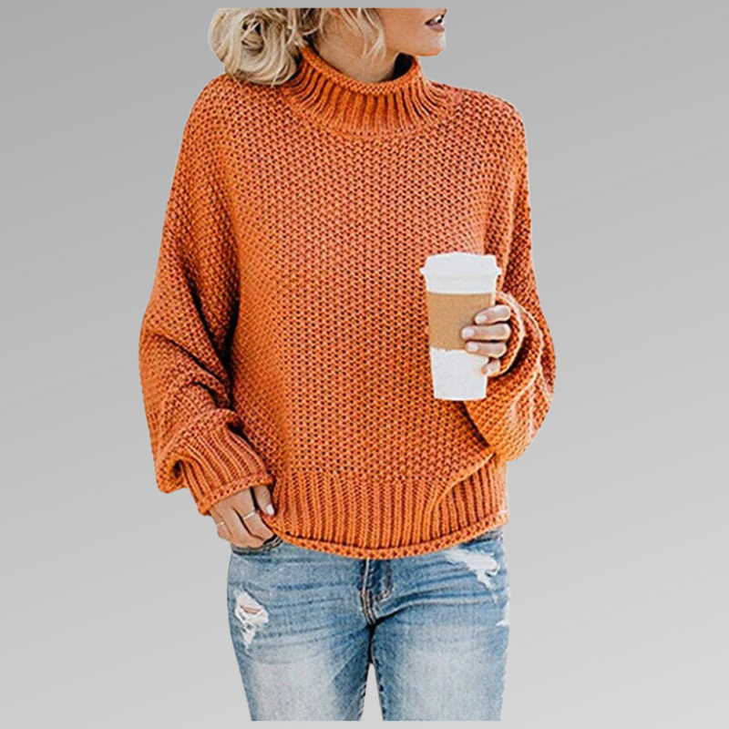 Women’s oversized turtleneck sweater