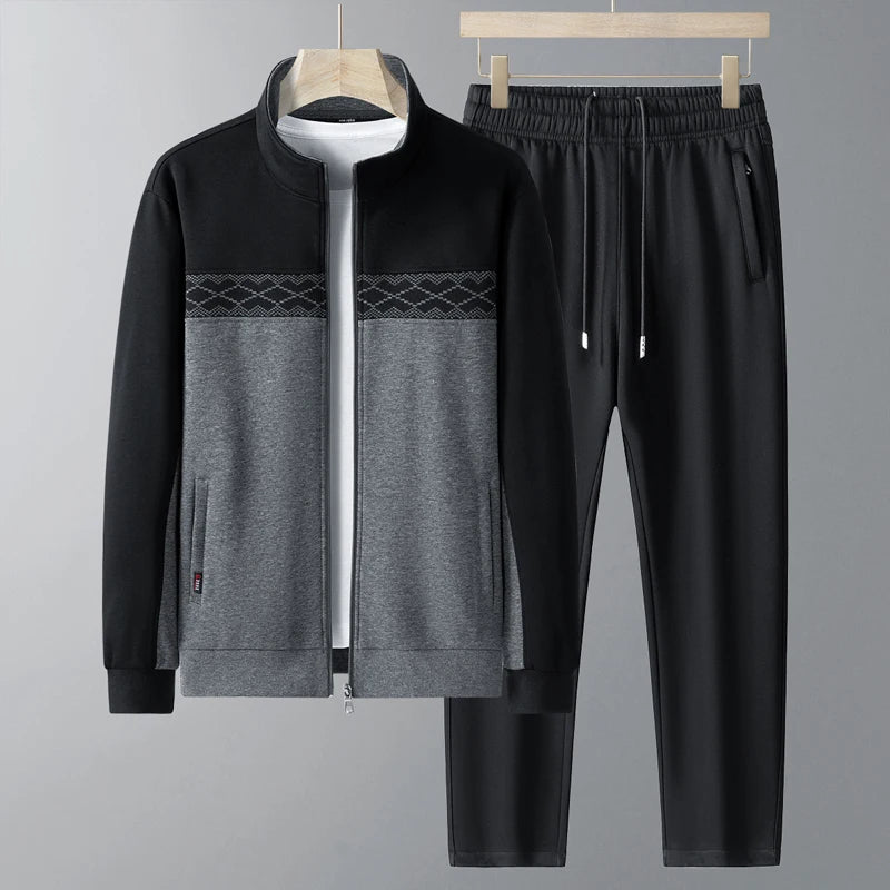 Men's Two-Piece Zip-Up Tracksuit