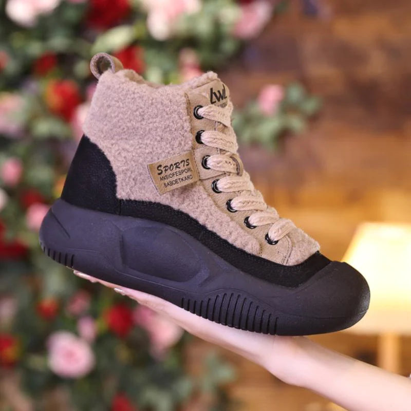 Lined Women's Winter Sneakers