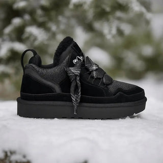 Winter Sneaker Damen Gefüttert mit Plateausohle