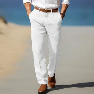 Anzughose Herren Business Slim Fit - Cecile LavelleWeiß