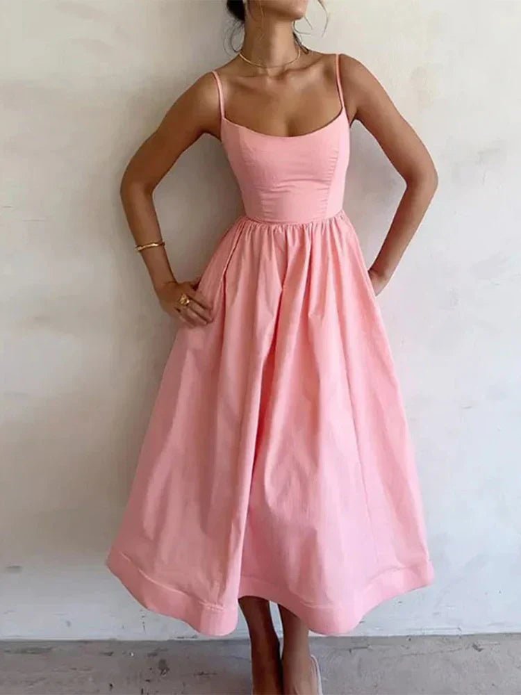 Sleeveless Festive Dress for Women