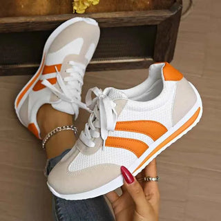 Atmungsaktiver Mesh Sneaker - Cecile LavelleGrün - Weiß