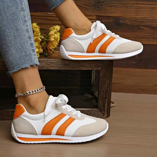 Atmungsaktiver Mesh Sneaker - Cecile LavelleGrün - Weiß