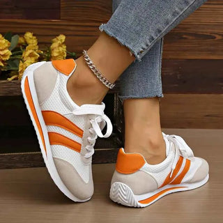 Atmungsaktiver Mesh Sneaker - Cecile LavelleGrün - Weiß