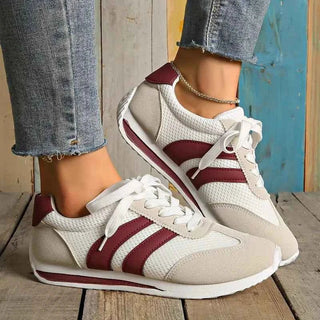 Atmungsaktiver Mesh Sneaker - Cecile LavelleWeiße - Pflaume