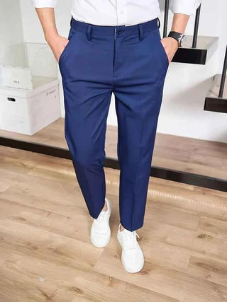 Bequeme Business Hosen Herren - Cecile LavelleBlau