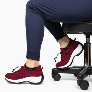 Bequeme Damen Laufschuhe Mit Dämpfender Sohle - Cecile LavelleWeiß