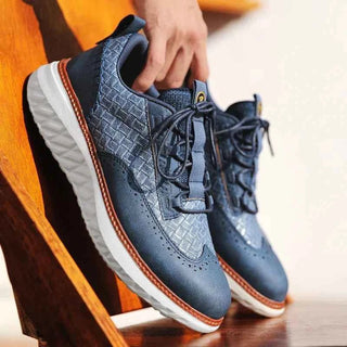 Bequeme Herren Sneaker - Cecile LavelleBlau