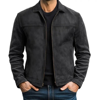 Bikerjacke Herren Slim Fit - Cecile LavelleSchwarz