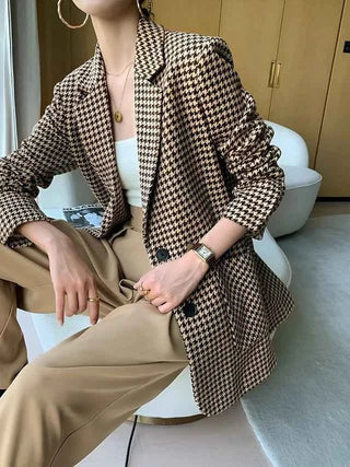 Blazer Damen mit Gürtel - Cecile LavelleSchwarz