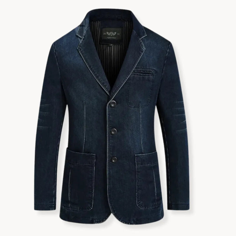 Men's Slim Fit Notch Lapel Blazer