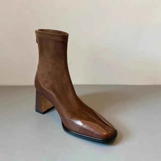 Blockabsatz Stiefeletten - Cecile LavelleBraun