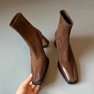Blockabsatz Stiefeletten - Cecile LavelleBraun