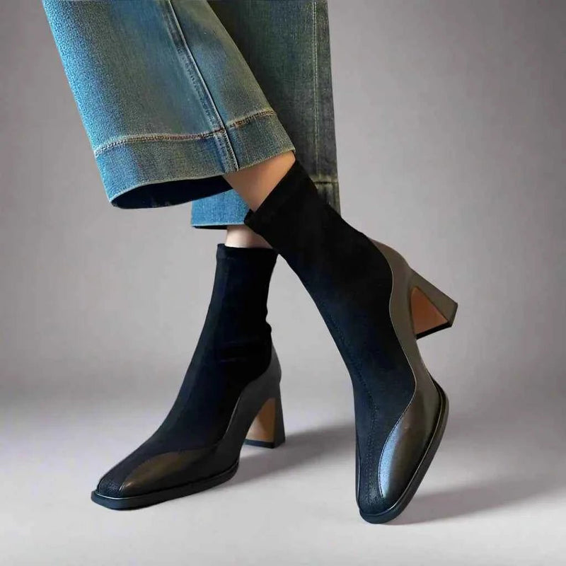 Block Heel Boots