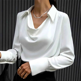 Bluse mit Carmenausschnitt - Cecile LavelleWeiß
