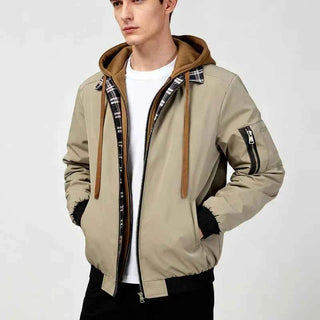Bomberjacke Herren Mit Kapuze - Cecile LavelleKhaki
