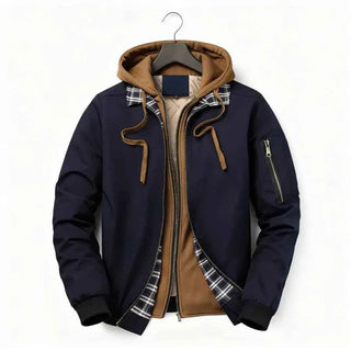 Bomberjacke Herren Mit Kapuze - Cecile LavelleSchwarz