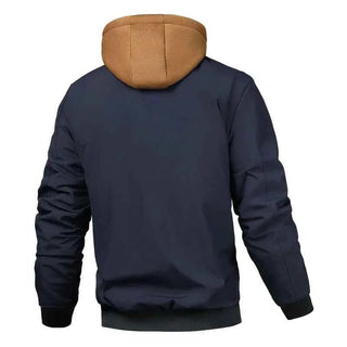 Bomberjacke Herren Mit Kapuze - Cecile LavelleSchwarz
