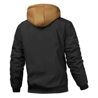 Bomberjacke Herren Mit Kapuze - Cecile LavelleSchwarz