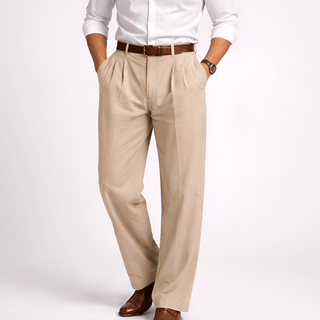 Bundfaltenhose Herren Regular Fit elegant - Cecile LavelleSchwarz