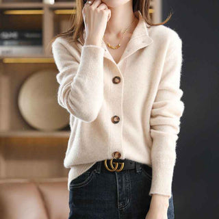 Cardigan mit Knöpfen - Cecile LavelleWeiß