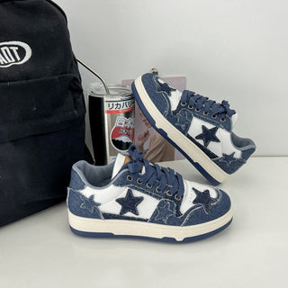 celina – jeans - sneaker mit sternapplikation im retro - look - Cecile Lavelle35
