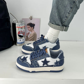 celina – jeans - sneaker mit sternapplikation im retro - look - Cecile Lavelle35