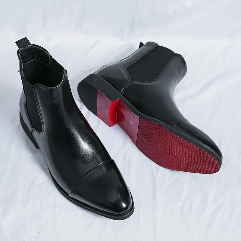 Men's Chelsea Boots Elegant Leather Look