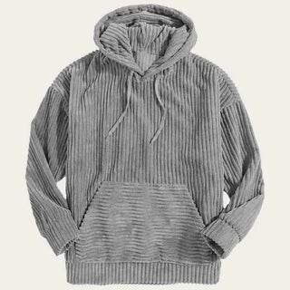 Cord Kapuzenjacke Herren - Cecile LavelleGrau