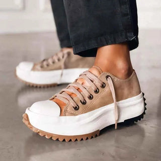 Damen Plateau Sneaker Chunky - Cecile LavelleBraun