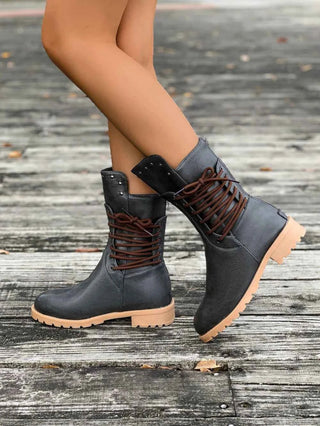 Damen Schnürstiefel - Cecile LavelleDunkelgrau