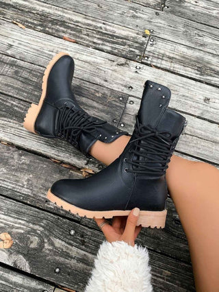 Damen Schnürstiefel - Cecile LavelleSchwarz
