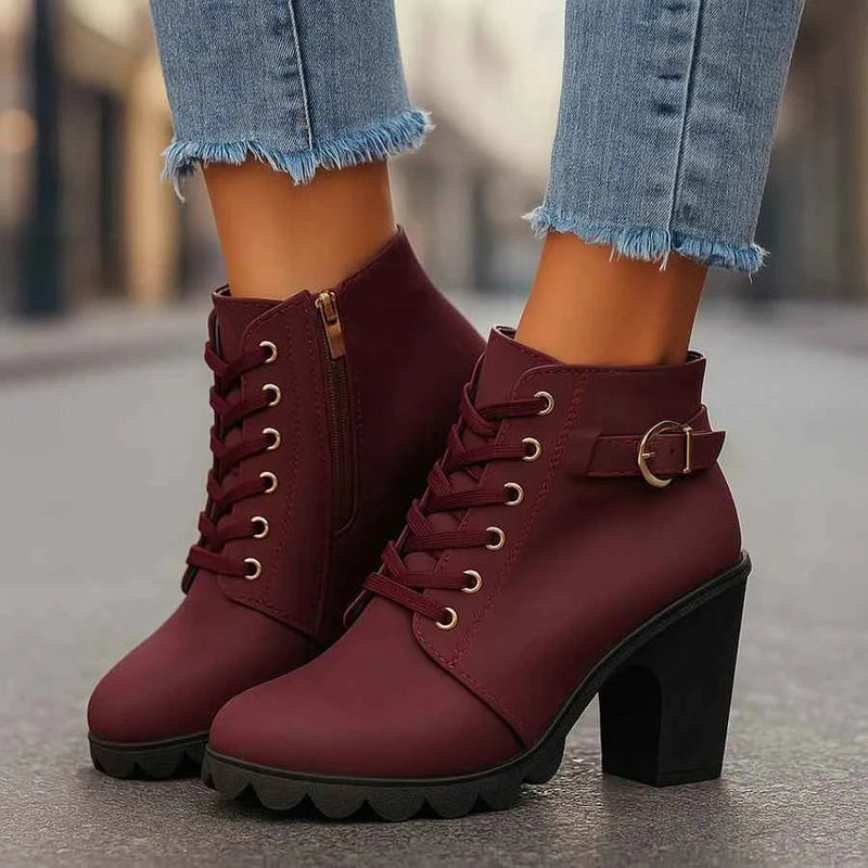 Women's Lace-Up Ankle Boots
