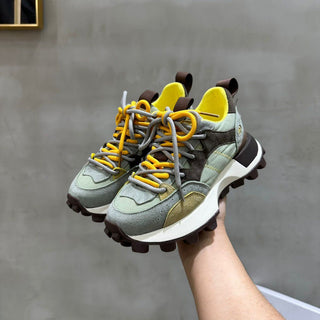 Damen Sneaker mit Profilsohle und Schnürung - Cecile LavelleOrange
