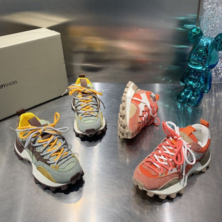 Damen Sneaker mit Profilsohle und Schnürung - Cecile LavelleGelb