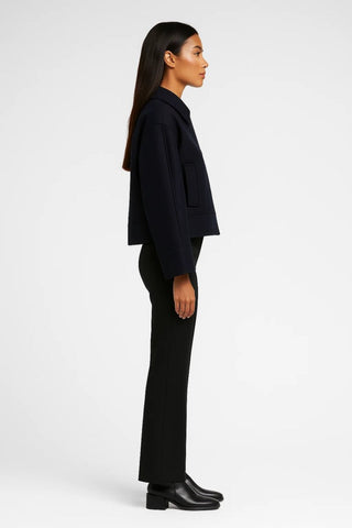 Damen Übergangsjacke Kurz Elegant - Cecile LavelleSchwarz
