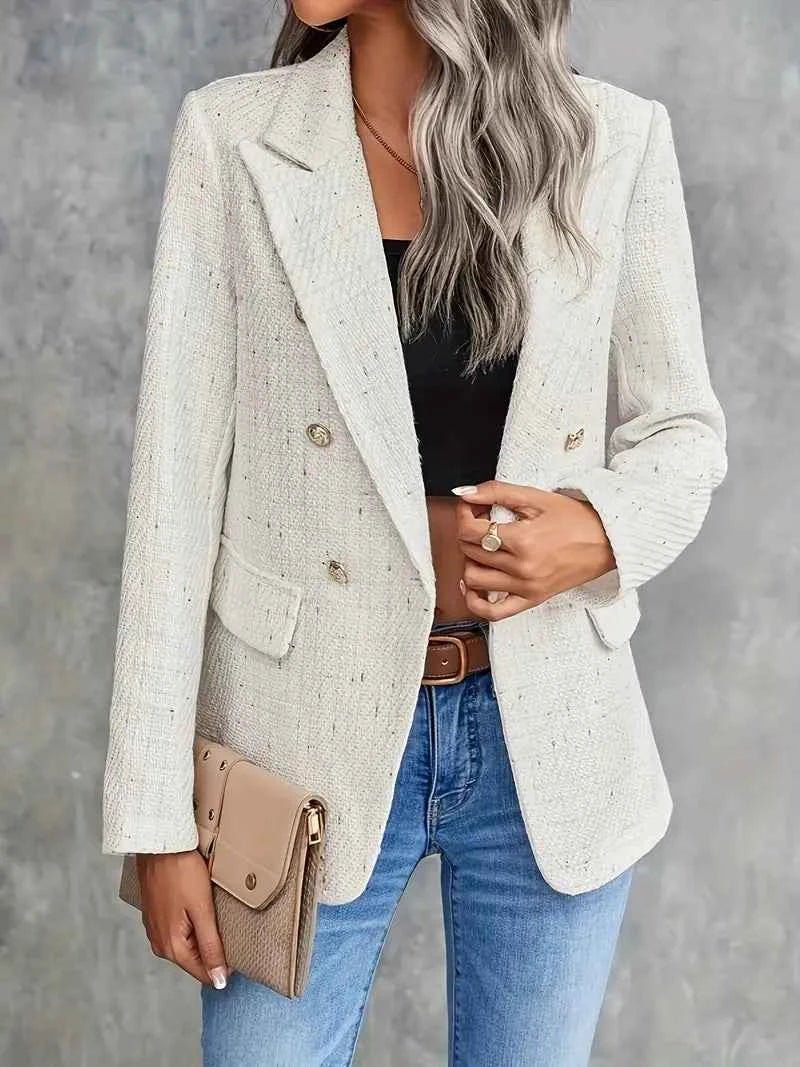Tailored double-breasted blazer