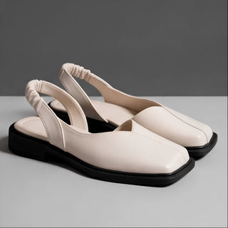 Elegante Damen Ballerinas Mit Square Toe - Cecile LavelleSchwarz