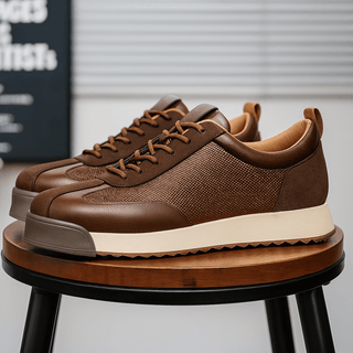 Elegante Herren Schuhe Mit Schnürung - Cecile LavelleBraun