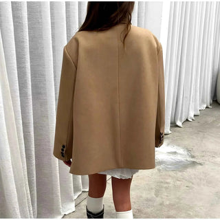 Elegante Oversize Blazer Damen - Cecile LavelleGrau