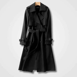 Eleganter Damen - Trenchcoat mit Gürtel - Cecile LavelleSchwarz