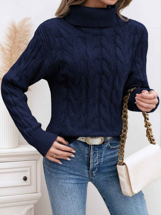 Feinstrick Pullover Damen - Cecile LavelleMarineblau