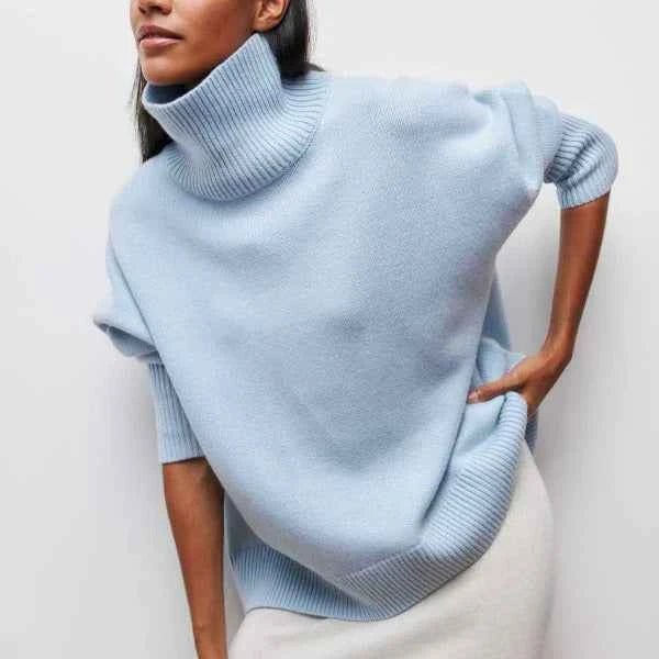 Fitted Women's Turtleneck Sweater