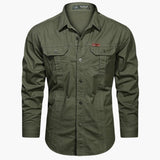 Men's Casual Long-Sleeve Leisure Shirt