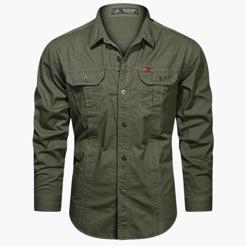 Men's Casual Long-Sleeve Leisure Shirt
