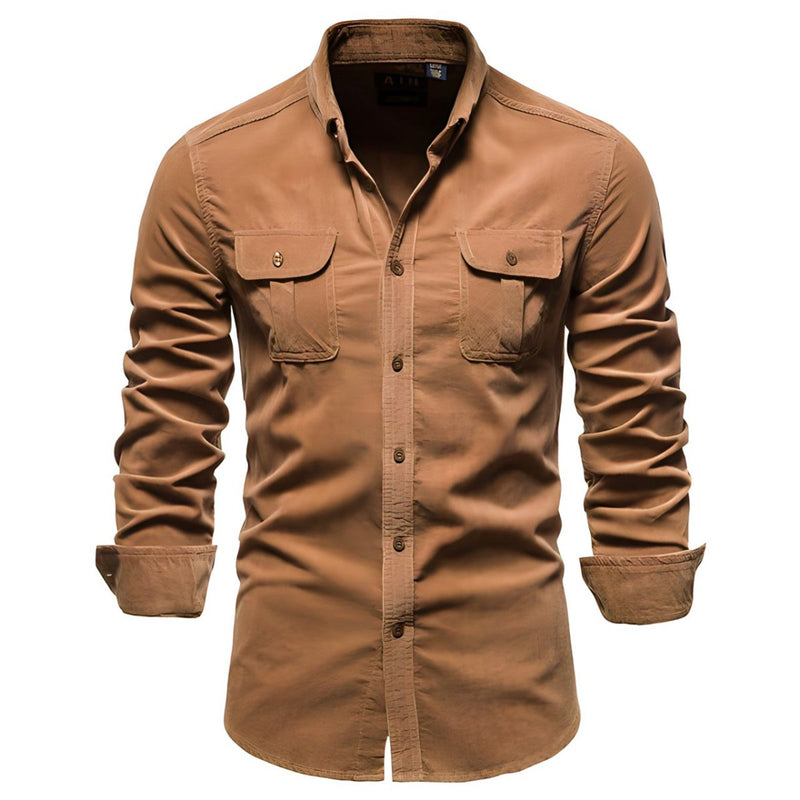 Men's Short-Sleeve Slim Fit Casual Shirt