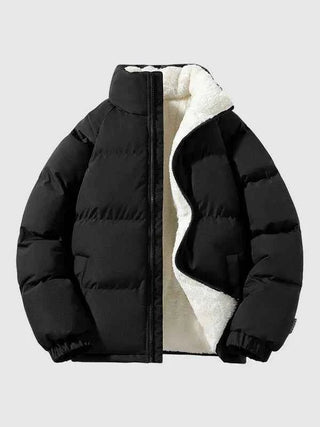 Gefütterte Fleecejacke - Cecile LavelleSchwarz