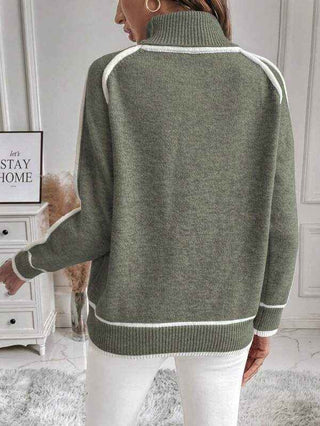 Gefütterter pullover Oversize - Cecile LavelleGrün